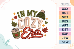 Fall Cozy Vibes Embroidery Design Product Image 1