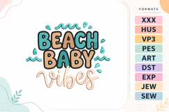 Cute Summer Quote Embroidery Design Product Image 1