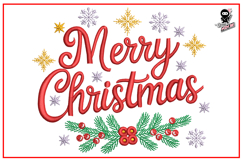 Merry Christmas | Mistletoe Embroidery Design Product Image 1