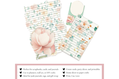 Apricot Garden Days Junk Journal Sheets Product Image 5