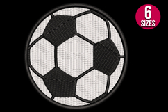 Soccer Ball machine embroidery design - 6 sizes Product Image 2