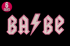 Babe machine embroidery design - 6 sizes Product Image 2