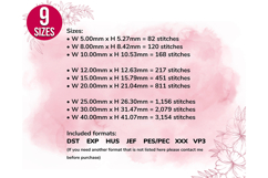 Mini Heart, love machine embroidery design Product Image 2