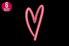Mini Heart, love machine embroidery design Product Image 2