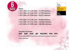 Bee machine embroidery design - 6 sizes Product Image 2