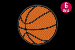 Basketball machine embroidery design Product Image 2
