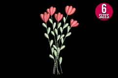 Flower Bouquet machine embroidery design - 6 sizes Product Image 2