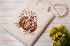 Leopard print pumpkin fall png Product Image 2