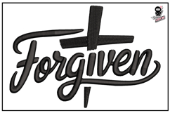 Forgiven | Christian Embroidery Design Product Image 1