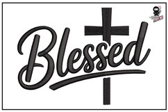 Blessed | Christian Embroidery Design Product Image 1