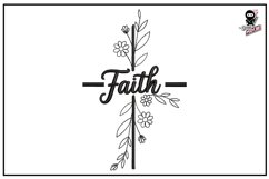 Chosen | Christian Cross Embroidery Design Product Image 1