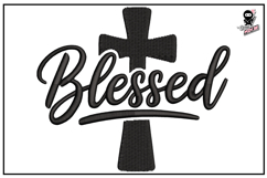 Blessed | Christian Embroidery Design Product Image 1