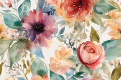 Floral Watercolor Pattern, Mothers Day Gift Product Image 5