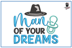 Man of Your Dreams | Baby Boy Embroidery Design Product Image 1