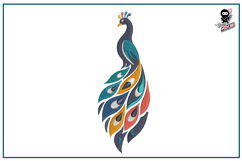 Peacock | Bird Embroidery Design Product Image 1