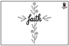 Chosen | Christian Cross Embroidery Design Product Image 1