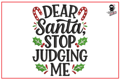 Funny Christmas Quote | Machine Embroidery Design Product Image 1