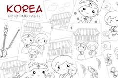 Korean Traditional Culture Family Music Flag Coloring Set Product Image 1