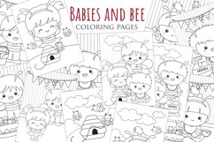 Babies and Bee Costume Animal Coloring Activity Kids Adult Product Image 1