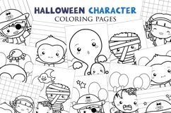 Kids Halloween Character Costume Party Cartoon Coloring Set Product Image 1