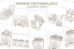 Go Green Technology Eco Friendly Energy ColoringSet Activity Product Image 1