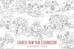 Chinese New Year Celebration Kids Coloring Activity Set Product Image 1