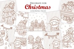 Fun Christmas Cartoon Coloring Activity for Kids and Adult Product Image 1