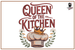 Queen of the Kitchen | Machine Embroidery Design Product Image 1