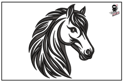 Horse | Animal Embroidery Design Product Image 1