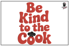 Be Kind To The Cook| Kitchen Embroidery Design Product Image 1