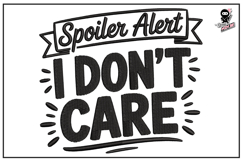 I Don&#039;t Care | Sarcastic Quote Embroidery Product Image 1