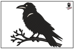 Crow | Tribal Animal Embroidery Design Product Image 1