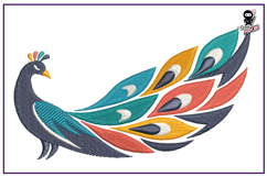 Peacock | Bird Embroidery Design Product Image 1