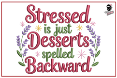 Funny Kitchen Quote | Embroidery Design Product Image 1