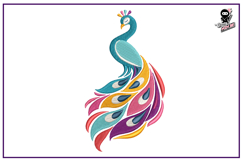 Peacock | Bird Embroidery Design Product Image 1