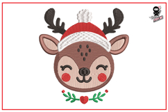 Baby Reindeer | Christmas Embroidery Design Product Image 1