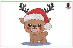 Baby Reindeer | Christmas Embroidery Design Product Image 1
