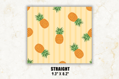 Pineapple Stripe Tumbler Wrap | 20 oz tumbler Wrap Product Image 2