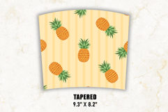 Pineapple Stripe Tumbler Wrap | 20 oz tumbler Wrap Product Image 3