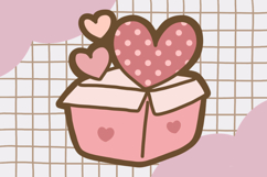 Cute Valentines Clipart PNG Product Image 4