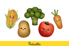 Cute Vegetables with emotion Product Image 3