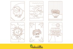Alphabet S For Vocabulary Reading Lesson Kids Coloring Set Product Image 2