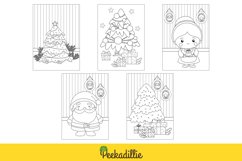 Christmas Santa Claus Cartoon Coloring Activity Kids Adult Product Image 2