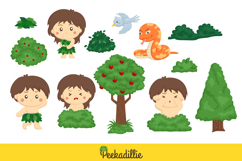 Adam and EveBible Story Clipart Set Product Image 3