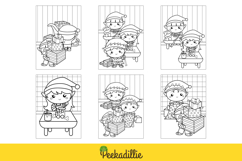 Elf Character Christmas Cartoon Coloring Activity Holiday Product Image 3