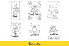 Act of Love Valentine Day Activity Coloring Kids Adult Set Product Image 3