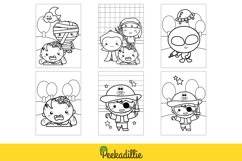 Kids Halloween Character Costume Party Cartoon Coloring Set Product Image 3