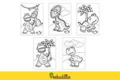 Animal Tryannosaurus Trex Dinosaur Coloring Activity for Kid Product Image 3