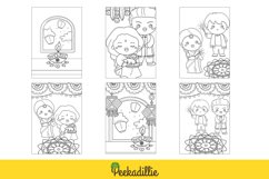 Diwali Deepavali Couple Festival Coloring for Kids and Adult Product Image 3