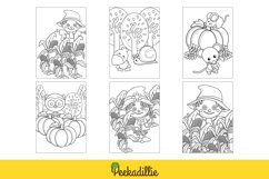 Autumn Scarecrow Coloring Kids and Adult Product Image 3